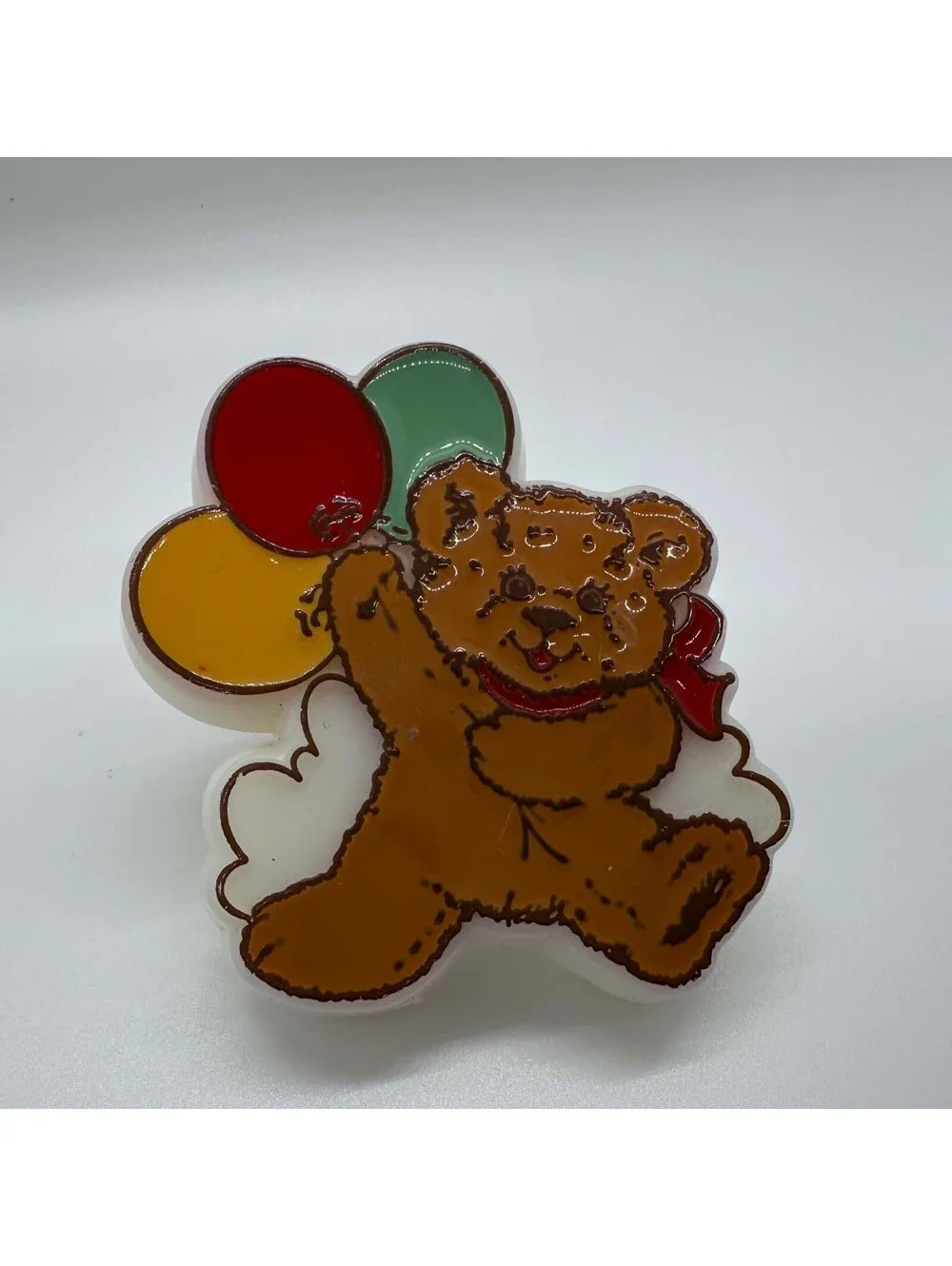 Vintage 1986 Monogram Teddy Bear Balloons Plug In Night Light USA EUC